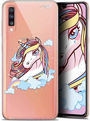 Samsung Caseink Etui ochronne do Galaxy A70, ultracienkie, motyw: Lalicorn CRYSPRNTA70UNICORN