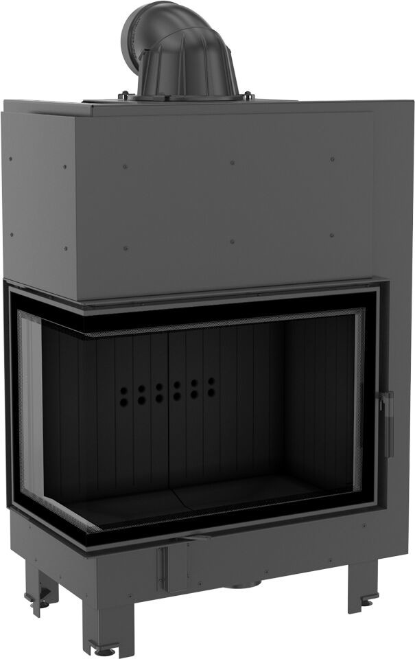 Kratki.pl pl Marek Bal wkład kominkowy MBA lewy BS V2 czarny termotec MBA/L/BS/BLACK