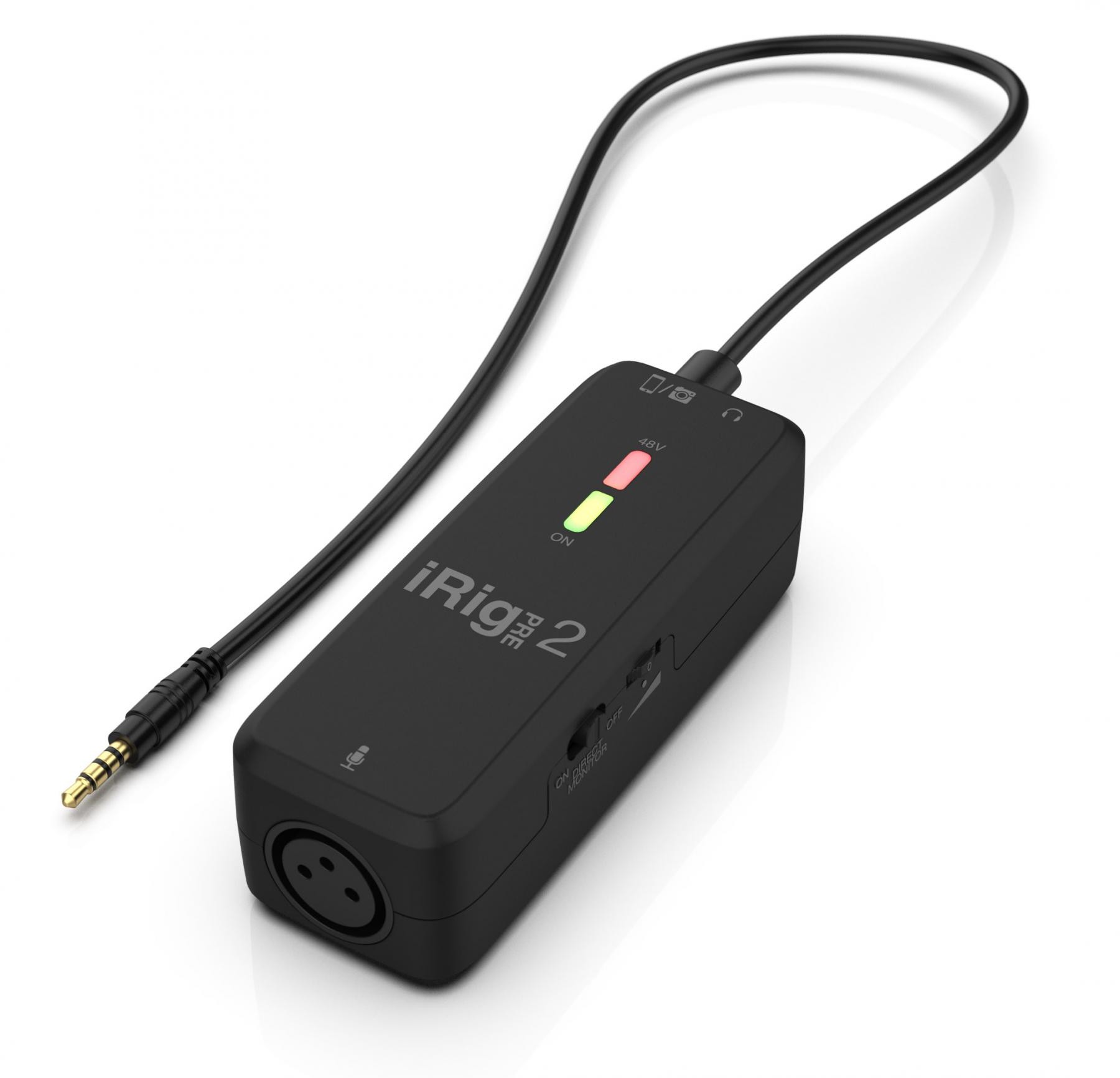 IK MULTIMEDIA iRig PRE 2 - Interfejs audio iOS/ Android/ DSLR