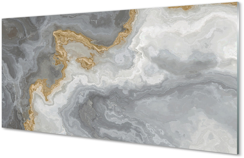 Tulup.pl Szklany Panel Kamień plamy marmur 100x50cm