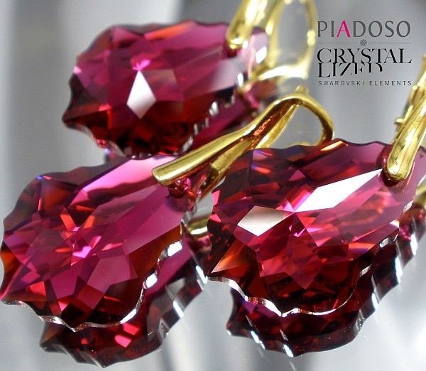 Arande SWAROVSKI komplet ZŁOTE SREBRO Certyfikat 22RB 1096083788