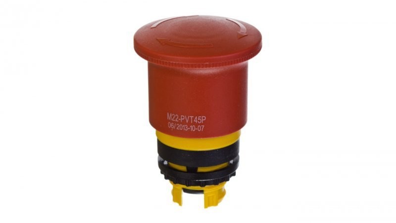 Eaton Napęd przycisku grzybkowego czerwony przez obrót M22-PVT45P 121462 121462