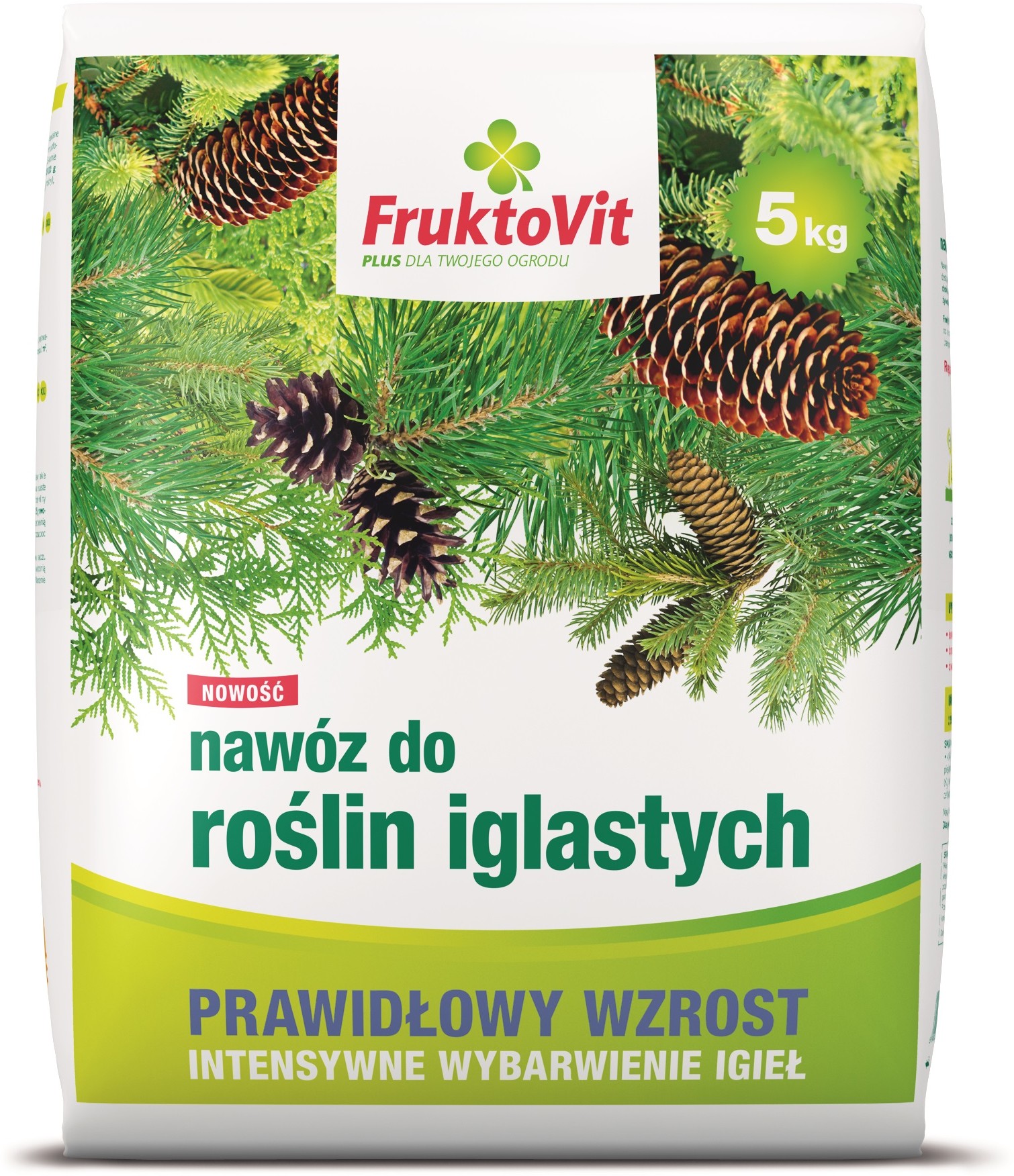 Fruktovit Plus Nawóz granulowany do roślin iglastych worek 5 kg