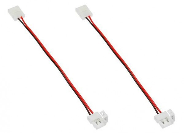 GTV ZŁĄCZKI XC11 DO TAŚM LED 10mm Z PRZEWODEM 15cm LD-ZTK10MM-02N