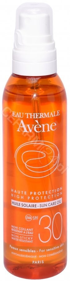 Avene Eau Thermale Olejek z wysoką ochroną przeciwsłoneczną SPF30+ 200ml