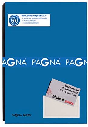 Pagna teczka na podpisy, niebieska, 20-częściowa, z kolorową okładką i rozciągliwym grzbietem 24205-02