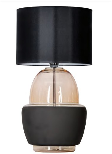 4concepts Lampa stołowa ARIEL AMBER BLACK L248110423