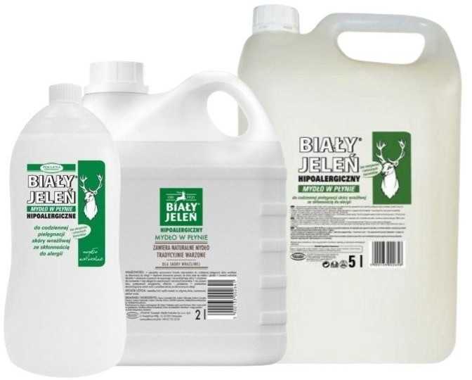 Pollena Hipoalergiczne mydło naturalne w płynie zapas 1l