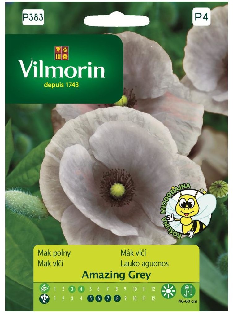 Vilmorin Nasiona kwiatów Mak polny