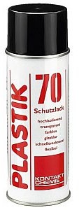 Inna marka KP70-400 Kontakt Plastik 70, spray, 400ml Lakier ochronny do płytek drukowanych KP70-400
