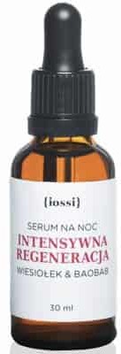 Iossi Serum intensywna nocna regeneracja. Wiesiołek & Baobab 30ml