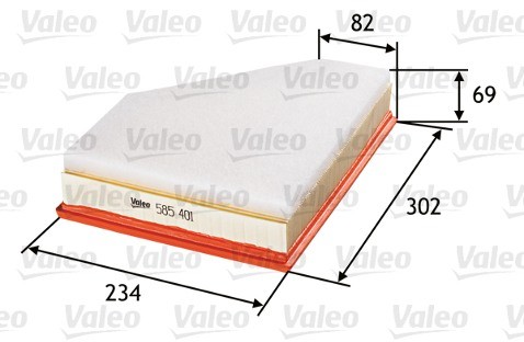 Valeo Filtr powietrza 585401
