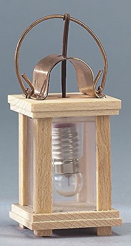Kahlert Licht kahlert Licht 20662  miniaturowe wyposażenie akcesoria  drewniana latarnia, wysokość 70 MM