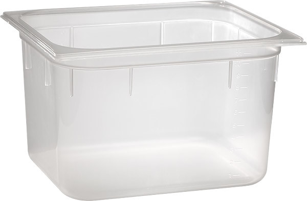 APS Pojemnik prostokątny z polipropylenu GN 1/6 176x162x65 mm, półprzeźroczysty | 82136 82136
