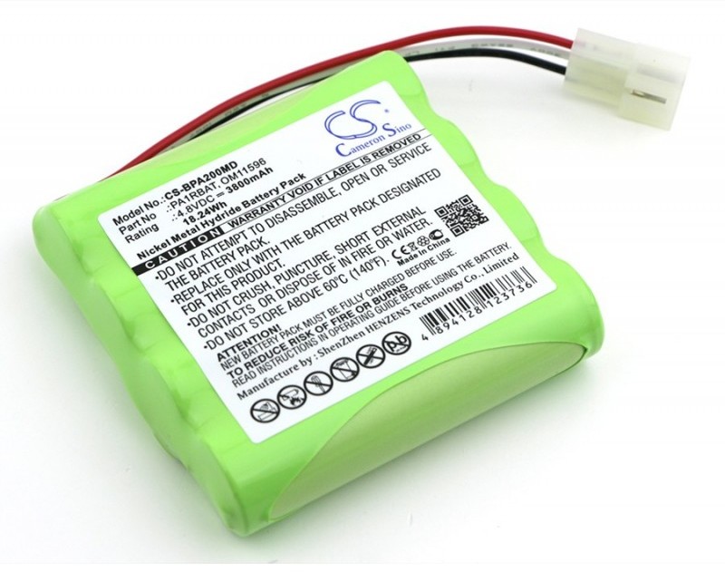 Cameron Sino Bullard PA20 Air Purifying System OM11596 3800mAh 18.24Wh Ni-MH 4.8V Cameron Sino)