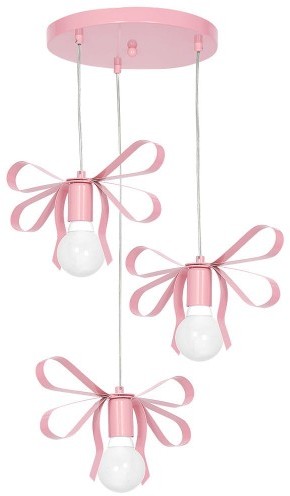 Milagro Emma  Lampa Wisząca PINK 3xE27 MLP1040