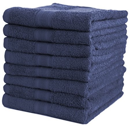 NatureMark NM-HT0842 ręczniki z frotte, 100% bawełny, wymiary: 50 x 100 cm, 8 sztuk NM-HT0854