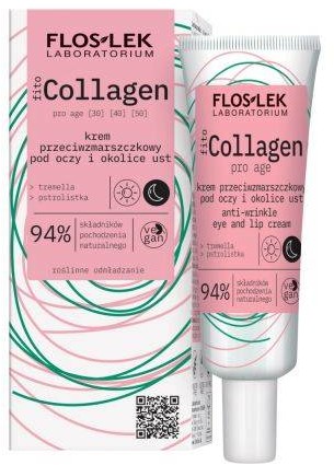Flos-Lek Fito Collagen Anti-Wrinkle Eye and Lip Cream 30ml 110584-uniw