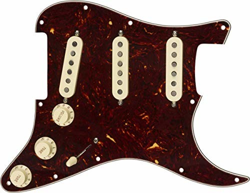Fender wstępnie okablowany Pickguard Strat Texas Special - S/S/S - skorupa żółwia 0992342500