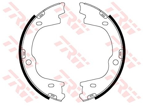 TRW gs8803 sosna okładziny hamulcowe Packs, zestaw 4 GS8803