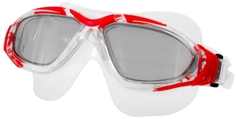 Aqua Speed Gogle pływackie, Bora, czerwone z ciemnymi szkłami