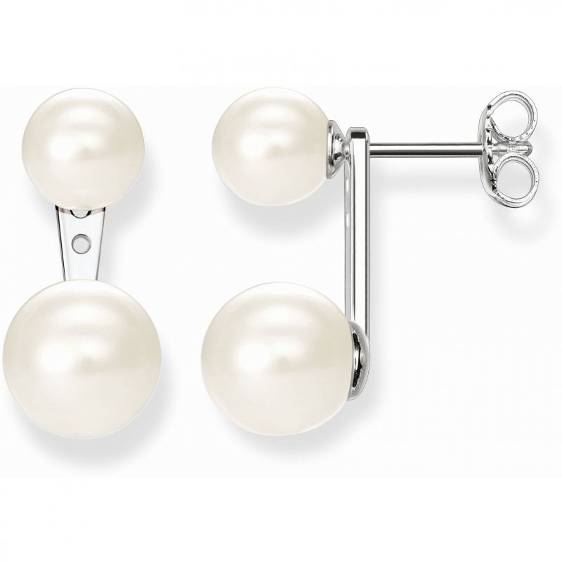 Thomas Sabo srebro wysokiej próby kolczyki damskie kolczyki na sztyfcie 925 srebro cyrkonia biały  h1926  051  14 H1926-051-14