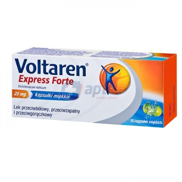 Novartis Voltaren Express Forte 25mg x20 kaps.ułek