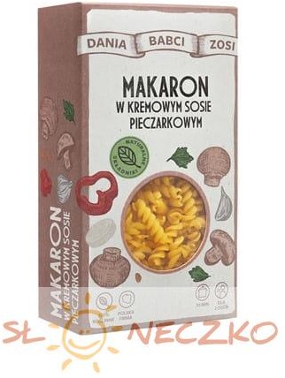 Makaron w kremowym sosie pieczarkowym 150 g Dania Babci Zosi M01-0F66-720DC