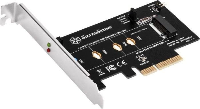 SilverStone Kontroler SilverStone PCIe 3.0 x4 M.2 PCIe M-key SST-ECM21-E SST-ECM21-E