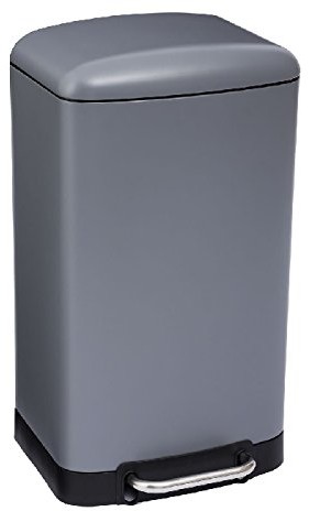 Unbekannt jja 133683 kosz na śmieci Szary metal 35 x 32 x 62 cm 30 L 133683