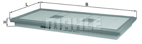 Knecht Filtr powietrza LX 3141