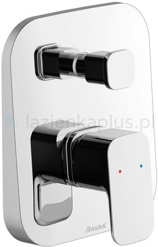 Ravak 10° bateria wannowo-prysznicowa podtynkowa chrom X070134