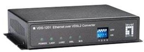 LevelOne LevelOne VDS-1201 - Annex-A - short-haul modem - 10Mb LAN 100Mb LAN Ethernet over VDSL VDS-1201