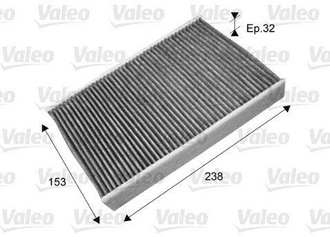 VALEO Filtr, wentylacja przestrzeni pasażerskiej 715722