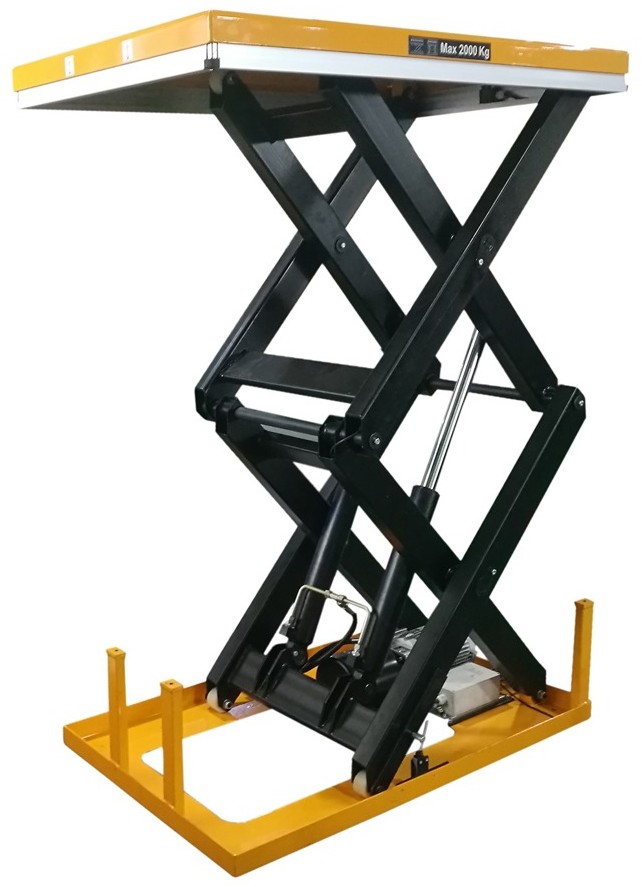 443 DOSTAWA GRATIS! 44366760 Profesjonalna platforma stół podnośny dwunożycowy udźwig 2000kg wysokość podnoszenia 1780mm) 66760-uniw