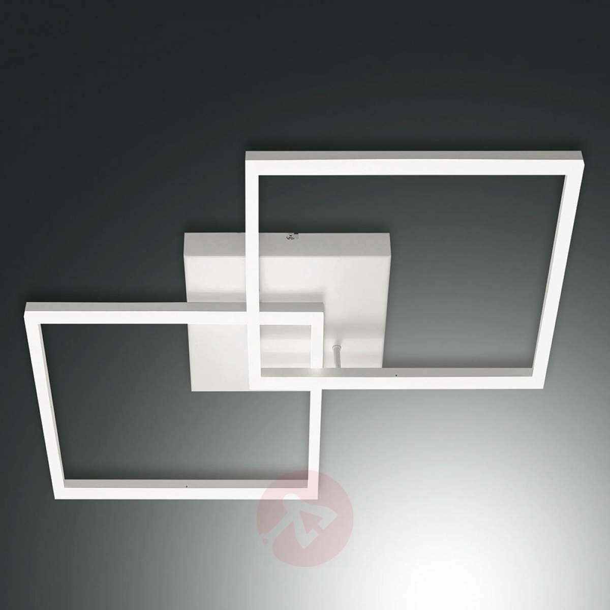 Fabas Luce Nowoczesna lampa sufitowa LED Bard, biała