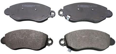 DENCKERMANN Zestaw klocków hamulcowych, hamulce tarczowe B110203