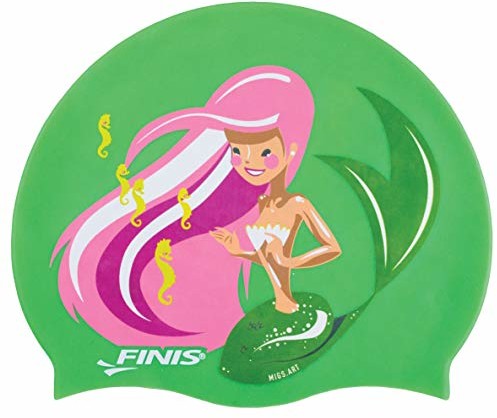 Finis Unisex Adult Seahorse Mermaid Silicone Cap, One Size