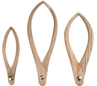 ROYAL&LANGNICKEL Drewniane Cyrkle Rzeźbiarskie 3 szt. RSET-POT18