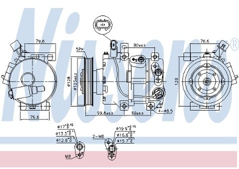 NISSENS Kompresor klimatyzacji NISSENS 89026