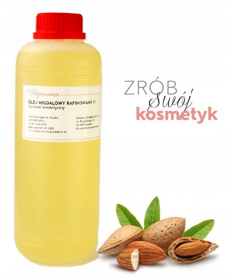 Olej migdałowy, ze słodkich migdałów 1L (1000ml) Z