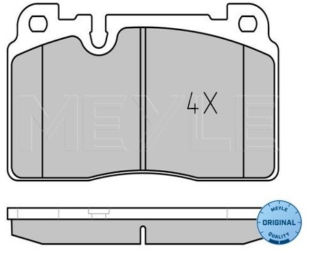 Wulf Gaertner Autoparts Zestaw klocków hamulcowych, hamulce tarczowe Wulf Gaertner Autoparts 025 256 4316
