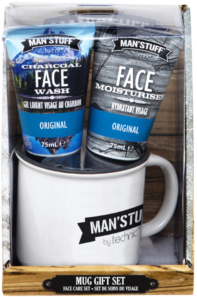 Technic Technic Man'Stuff The Man Mug Original Zestaw Do Pielęgnacji Twarzy Dla Mężczyzn + Kubek Ceramiczny