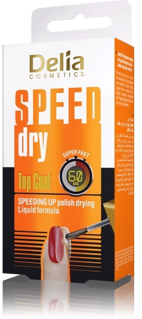 Delia LAKIER TOP COAT DO PAZNOKCI SPEED DRY 11ML