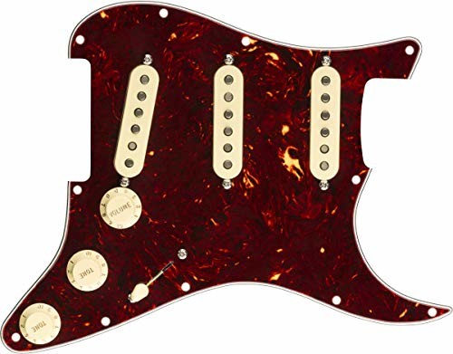 Fender wstępnie okablowany Pickguard Strat Original '57/'62 - S/S/S - skorupa żółwia 0992345500