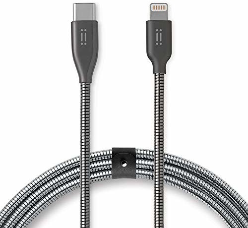 Aiino Kabel MFI do kasku USB-c New 1 metr - Space Grey AIHELMETCL-SG