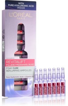 Loreal Paris Paris Revitalift Filler wypełniające serum hialuronowe w ampułkach 7 x 1,3 ml