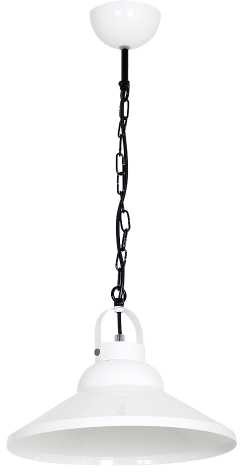 Luminex Lampa wisząca zwis żyrandol Iron 1x60W E27 biały 6183