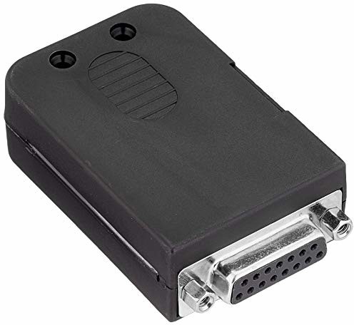 Delock Sub-D15 gniazdo do bloku terminalowego adapter z obudową