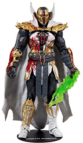 Mcfarlane Zabawki TM11061 Mortal Kombat 7IN WV3-MALEFIK Spawn (zakrwawiony uczestnik), wielokolorowe 11061